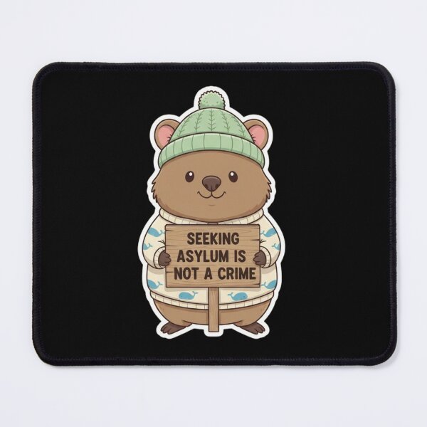 Item preview, Seeking asylum is not a crime cute animal designed and sold by RichTeeDesigns.