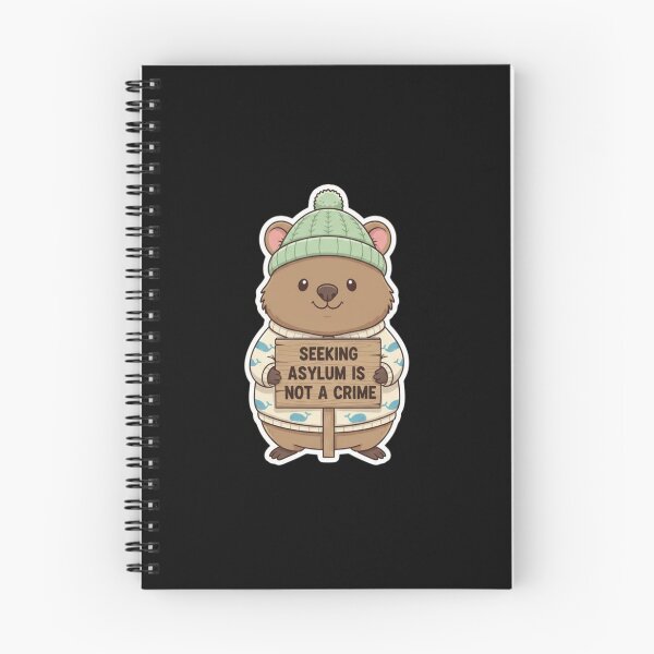 Item preview, Seeking asylum is not a crime cute animal designed and sold by RichTeeDesigns.