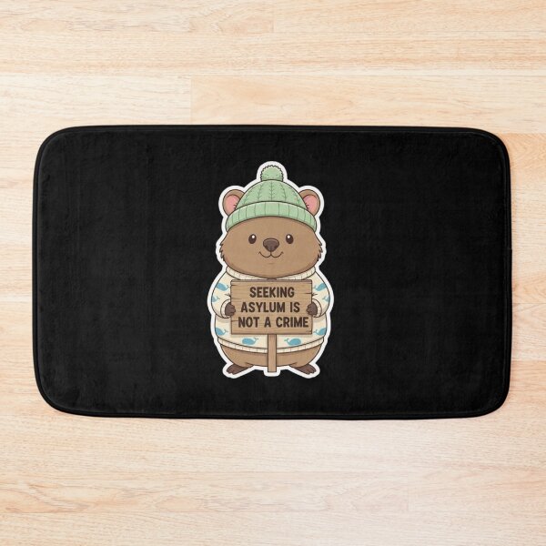 Item preview, Seeking asylum is not a crime cute animal designed and sold by RichTeeDesigns.