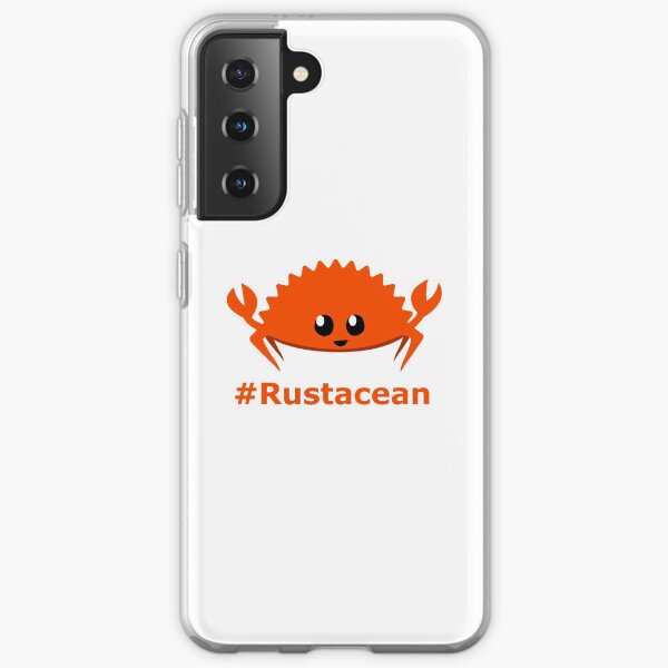 Rust Language / Lang Unofficial Mascot - Ferris the crab Rustacean Samsung Galaxy Soft Case