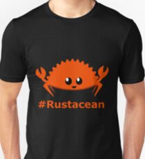 Rust Language / Lang Unofficial Mascot - Ferris the crab Rustacean Available on +38 products Slim Fit T-Shirt
