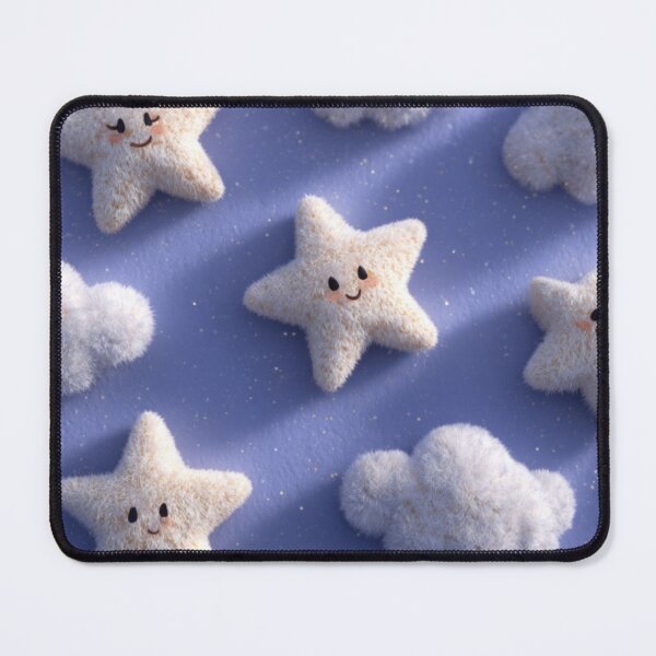 Item preview, Fluffy stars lovely pattern designed and sold by SmileshareShop.