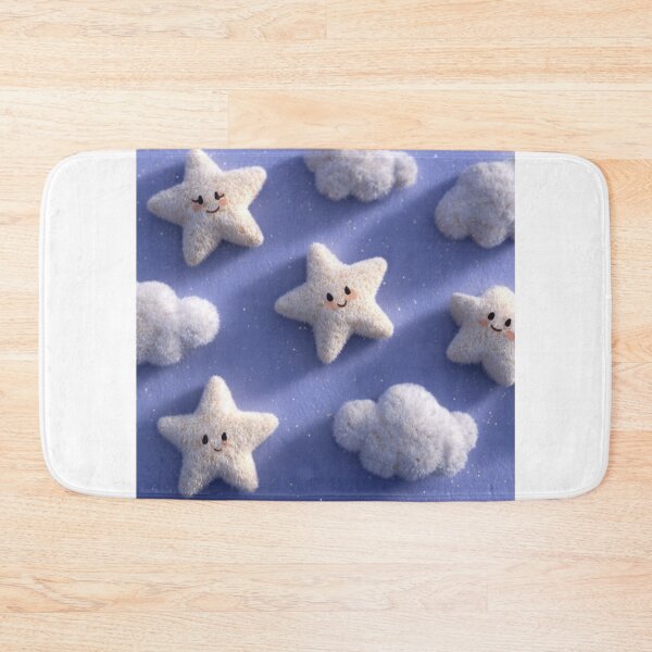 Item preview, Fluffy stars lovely pattern designed and sold by SmileshareShop.