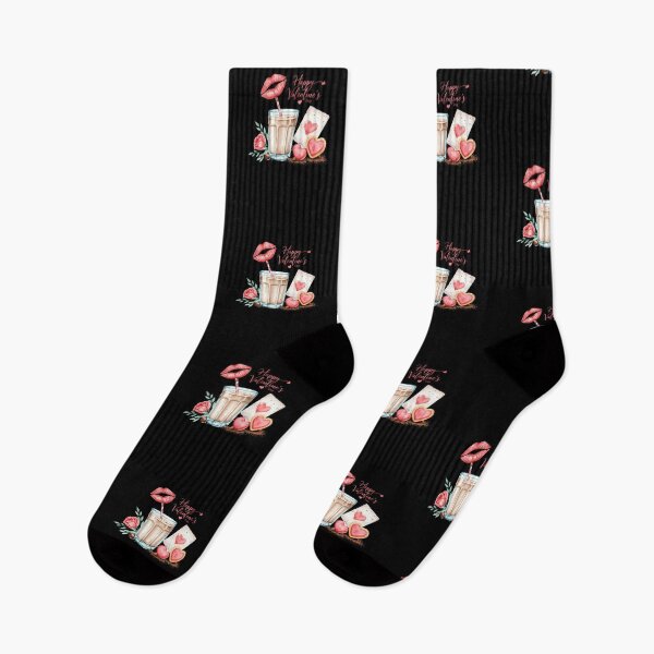 Item preview, Sweet Valentine's Day Latte with Kisses, Hearts, and Rose Watercolor designed and sold by Sitred123.