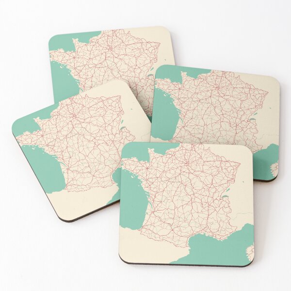Item preview, Map of France Europe designed and sold by MapsByLeo.