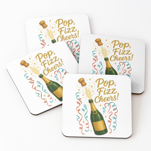 Item preview, Pop Fizz Cheers – Celebration Party Art designed and sold by inkoutninja.