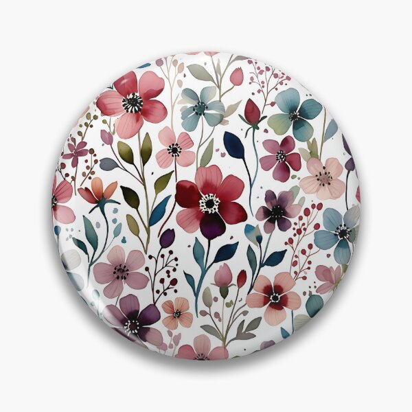 Item preview, Elegant Watercolor Floral Seamless Pattern designed and sold by Aurea Geometry.