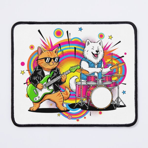 Item preview, Dog and cat musicians designed and sold by PP&RAINBOW SHOP.