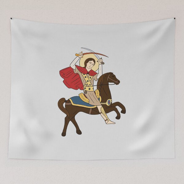 Item preview, St Philopateer Mercurius (Abu sefein) designed and sold by CopticByDesign.
