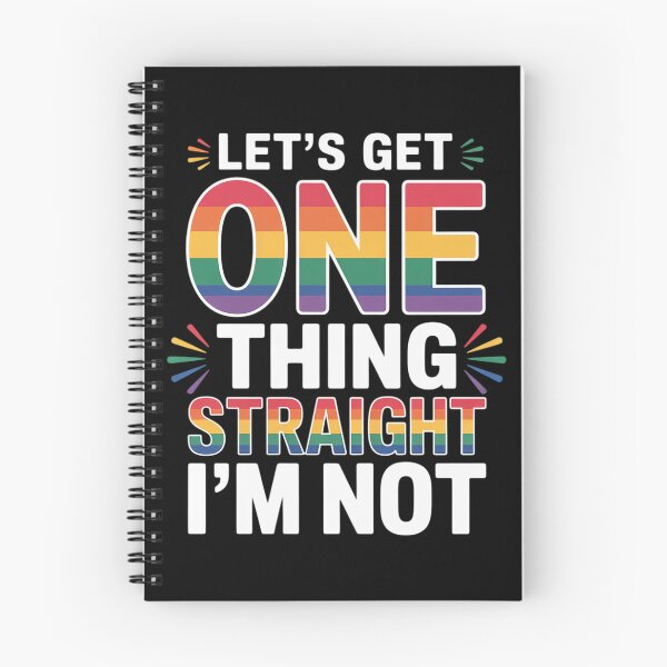Item preview, Let's Get One Thing Straight I'm Not Bi Lesbian Gay Queer designed and sold by DigitaldeligArt.