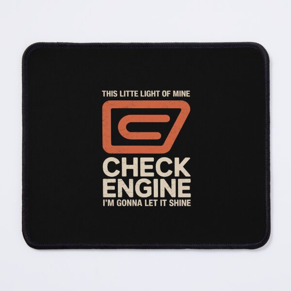 Item preview, Check Engine Light Shine Car Auto Mechanic Garage Men designed and sold by SyntaxClaw.