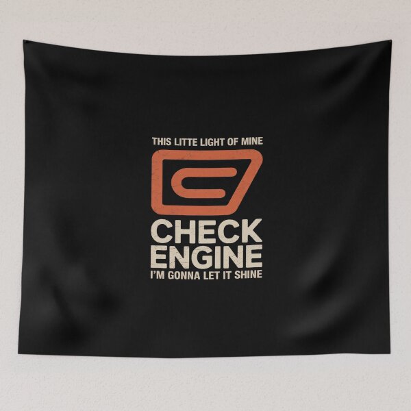 Item preview, Check Engine Light Shine Car Auto Mechanic Garage Men designed and sold by SyntaxClaw.