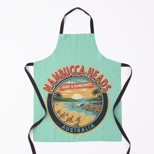Item preview, Nambucca Heads Australia Vintage Surfing Kangaroo Design designed and sold by Pixel & Beyond.