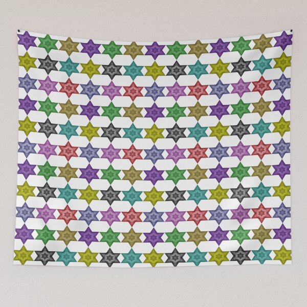 Item preview, Spiral star patchwork designed and sold by BeJahMan.