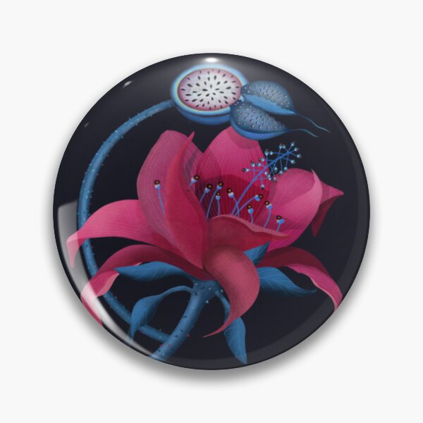 Item preview, Red tropical flower designed and sold by istolar Pattern design & illustration.