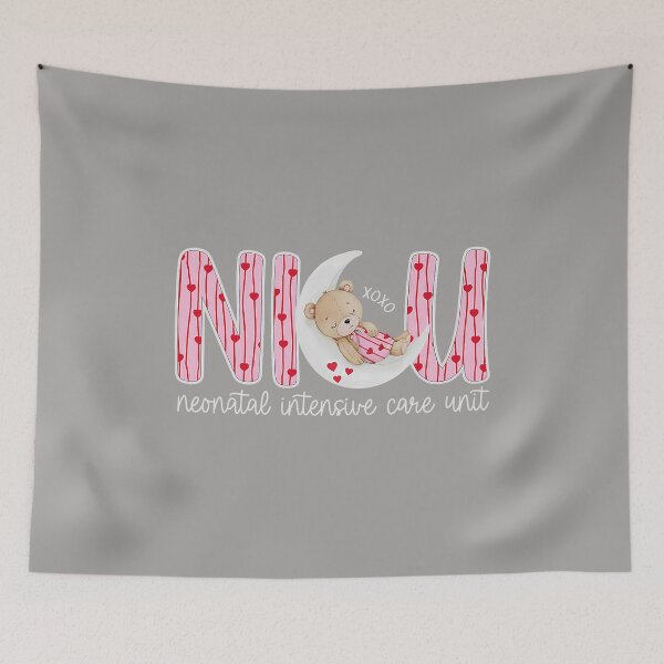 Item preview, XOXO NICU Nurse Valentine Cute Bear Nursing Valentines Day designed and sold by CriseldaBruning.
