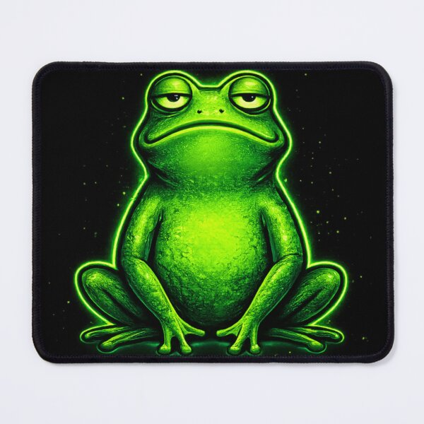 Item preview, Dark Aesthetic Frog Illustration – Moody Gothic Humor Street Art Design designed and sold by Vivalore.