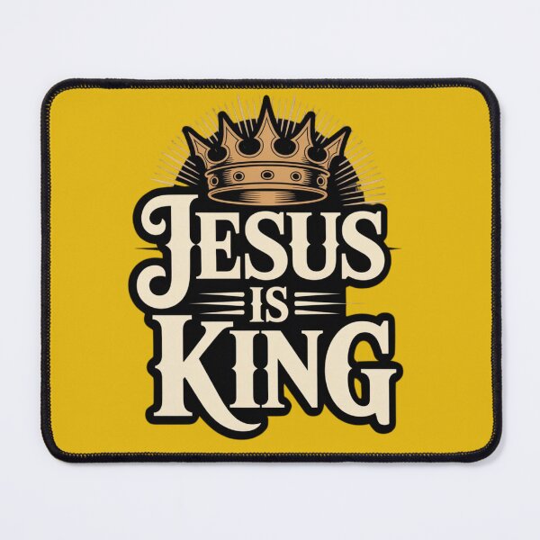 Item preview, Jesus is King with gold crown designed and sold by RWCarpenter.