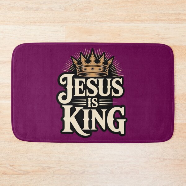 Item preview, Jesus is King with gold crown designed and sold by RWCarpenter.