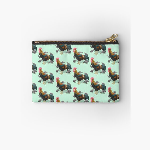 Item preview, Rooster adopts guinea fowl chicks  designed and sold by Daniel Vasco.