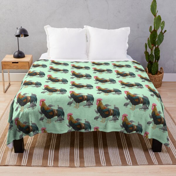Item preview, Rooster adopts guinea fowl chicks  designed and sold by Daniel Vasco.