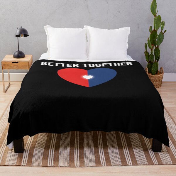 Item preview, Better Together – Valentine’s Day Couple Love Quote designed and sold by Axivra.
