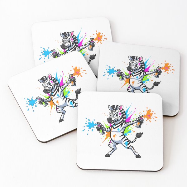 Item preview, Graffiti Zebra Spray Paint Street Art Illustration designed and sold by hn79.