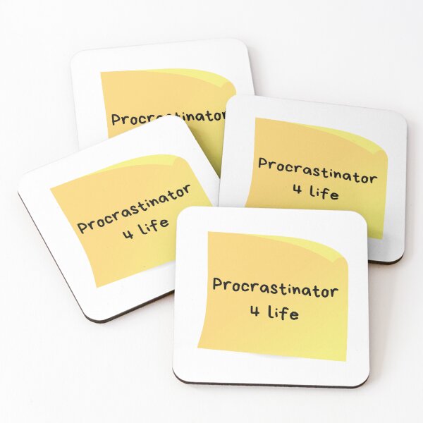 Item preview, Post it - Procrastinator 4 life designed and sold by LiekeShop.