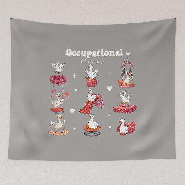 Item preview, Valentines Occupational Therapy Silly Goose OT Therapist  designed and sold by CriseldaBruning.