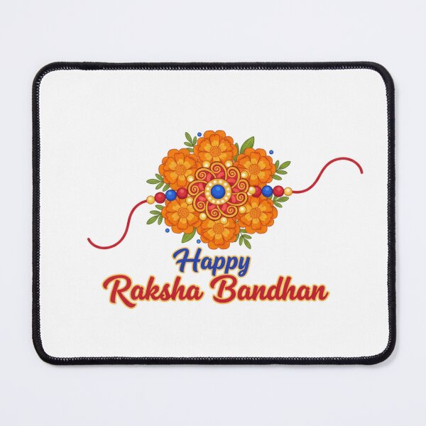 Item preview, Happy Raksha Bandhan Traditional Floral Rakhi Design - Sibling Love & Celebration Graphic designed and sold by agnaou2021.
