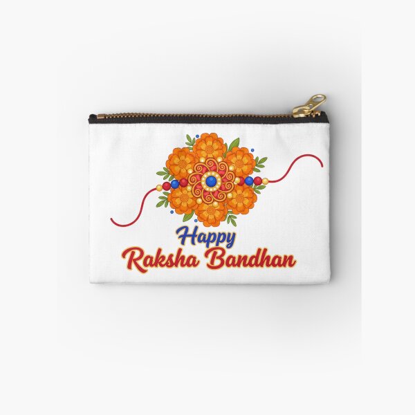 Item preview, Happy Raksha Bandhan Traditional Floral Rakhi Design - Sibling Love & Celebration Graphic designed and sold by agnaou2021.