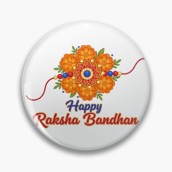 Item preview, Happy Raksha Bandhan Traditional Floral Rakhi Design - Sibling Love & Celebration Graphic designed and sold by agnaou2021.