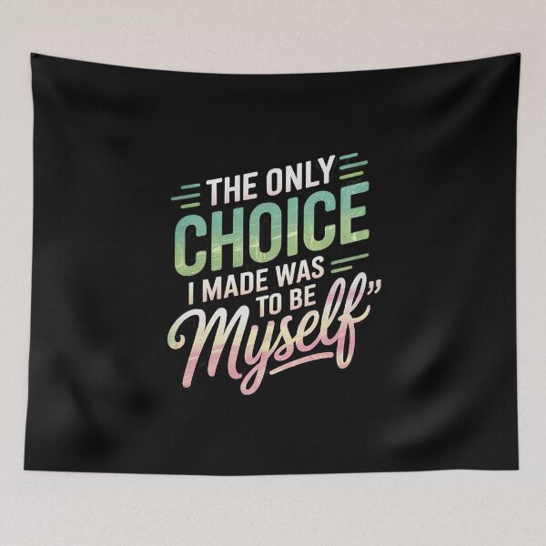 Item preview, LGBT The Only Choice I Made Was To Be Myself Abrosexual designed and sold by FadeOfThrone.
