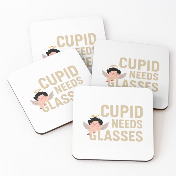 Item preview, Cupid Needs Glasses – Funny Valentine’s Day Love Design designed and sold by SVALANART.