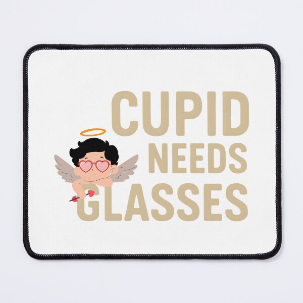 Item preview, Cupid Needs Glasses – Funny Valentine’s Day Love Design designed and sold by SVALANART.