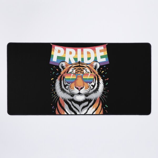 Item preview, LGBT Tiger Gay Pride LGBTQ Rainbow Flag Sunglasses designed and sold by MarryIsMonth.