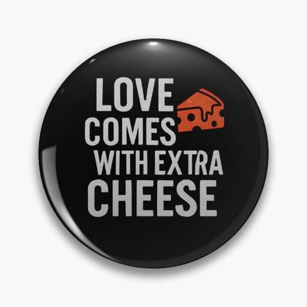 Item preview, Love Comes With Extra Cheese – Funny Valentine’s Day Couple Design designed and sold by SVALANART.