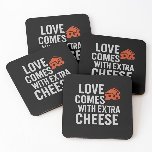Item preview, Love Comes With Extra Cheese – Funny Valentine’s Day Couple Design designed and sold by SVALANART.