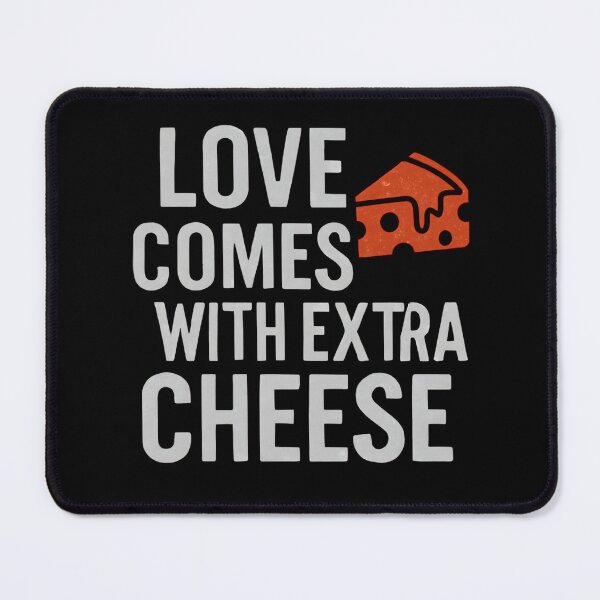 Item preview, Love Comes With Extra Cheese – Funny Valentine’s Day Couple Design designed and sold by SVALANART.