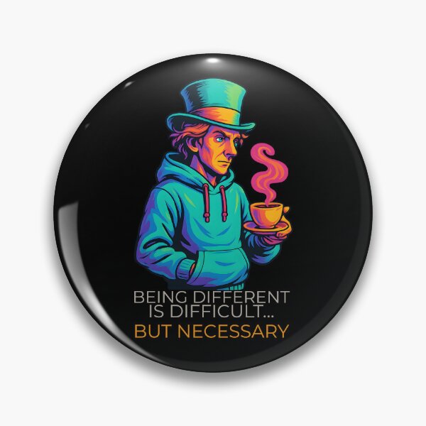 Item preview, Be Different Is Difficult… But Necessary – Inspirational Statement Illustration designed and sold by SVALANART.