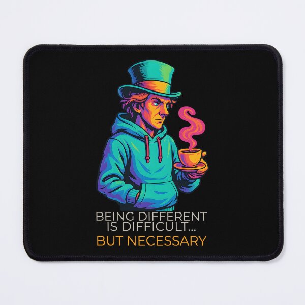 Item preview, Be Different Is Difficult… But Necessary – Inspirational Statement Illustration designed and sold by SVALANART.
