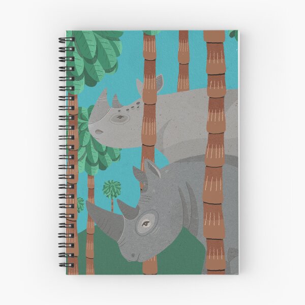 Artikelvorschau, Nashornwand entworfen und verkauft von istolar Pattern design & illustration.