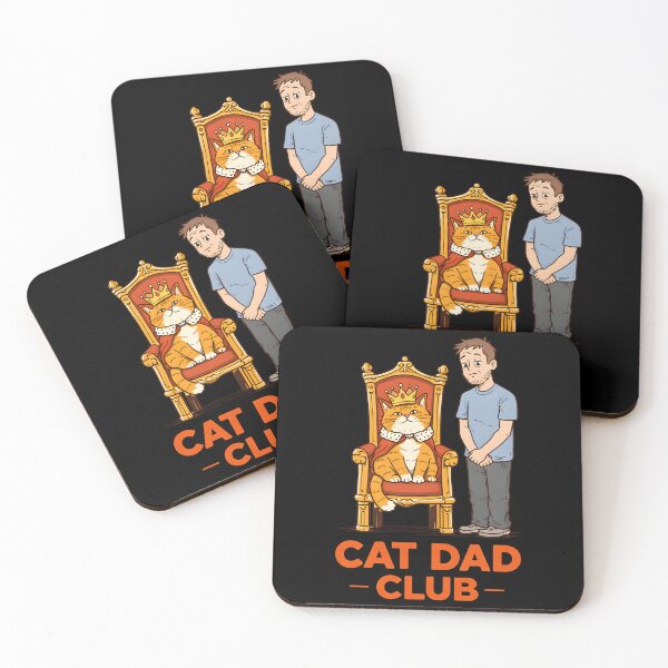 Item preview, Funny Father's Day Gift for Proud Cat Dads designed and sold by DrawHandArt.