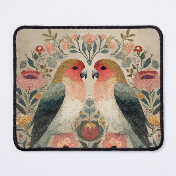 Item preview, Two Love Birds In Scandinavian Art designed and sold by Rtymer.