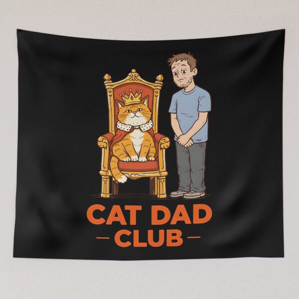 Item preview, Funny Father's Day Gift for Proud Cat Dads designed and sold by DrawHandArt.