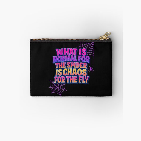 Item preview, What Is Normal for the Spider – Dark Philosophical Quote Design designed and sold by SVALANART.