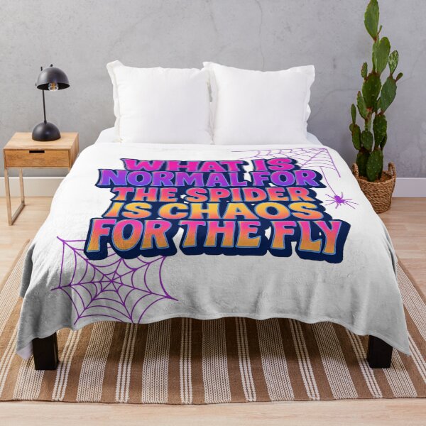 Item preview, What Is Normal for the Spider – Dark Philosophical Quote Design designed and sold by SVALANART.