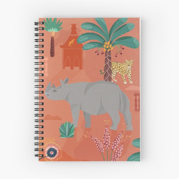 Item preview, Rhinoceros in garden  designed and sold by istolar Pattern design & illustration.