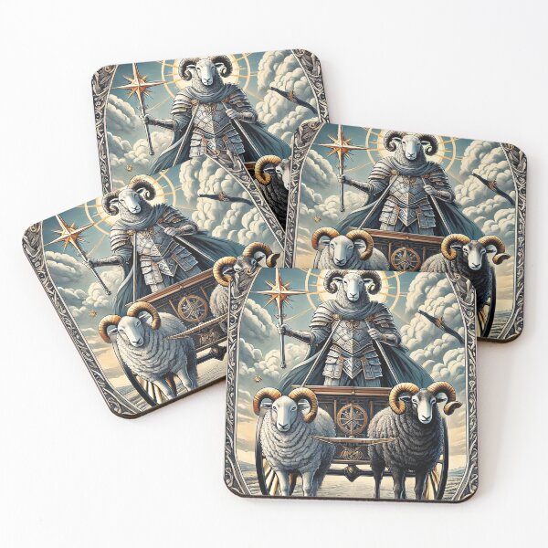 Item preview, Sheepism – The Chariot Tarot Card designed and sold by Thpoar.
