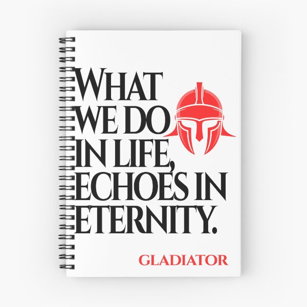 Item preview, What We Do in Life Echoes in Eternity (Gladiator Quote) designed and sold by Enea Kelo.